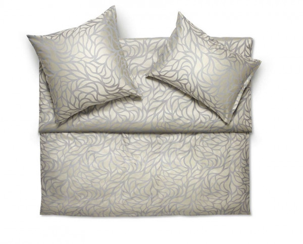 Schlossberg Bettwaesche Rami beige Jacquard