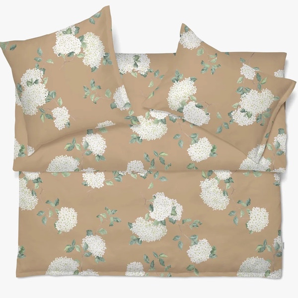 Schlossberg Bettwaesche HORTENSIA miel Satin