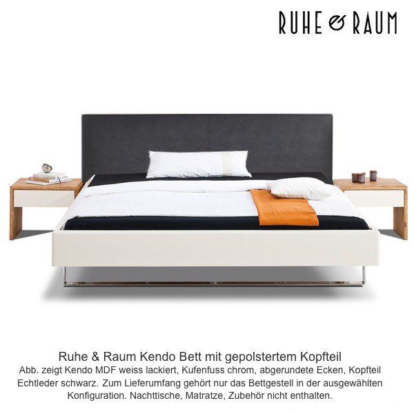 Ruhe Raum Kendo Designerbett Mit Gepolstertm Kopfteil Www Isonno De