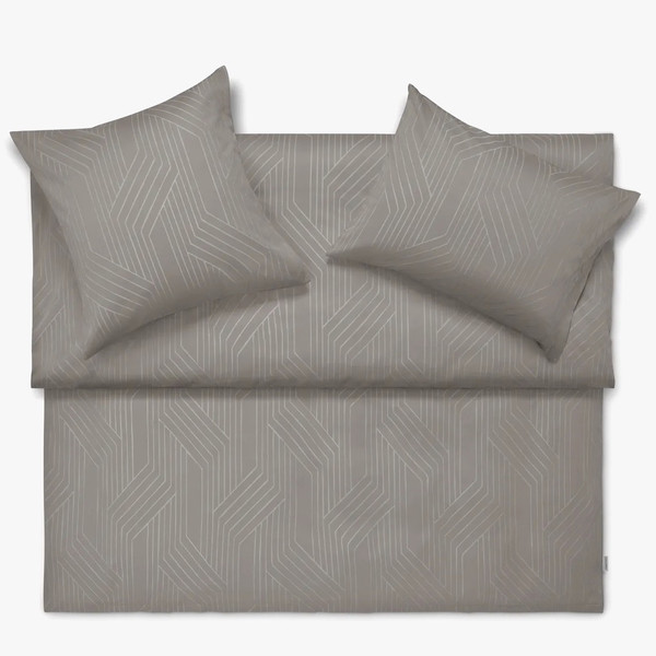 Schlossberg Bettwaesche ENNIO Jacquard grafit
