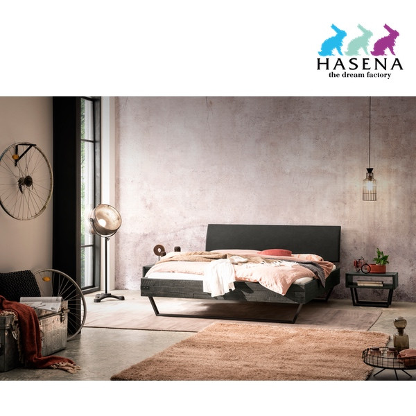 Hasena Lecona Bettgestell Akazie massiv