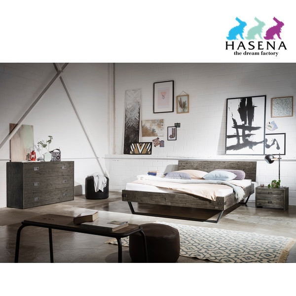 Hasena Ezzo Bettgestell Akazie massiv