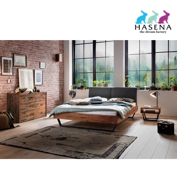 Hasena Ezzino Bettgestell Akazie massiv