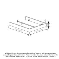 Vorschau: Hasena Dream-Line Ciara 23/3S Bettrahmen Vorschau: Hasena Dream-Line Ciara 23/3S Bettrahmen