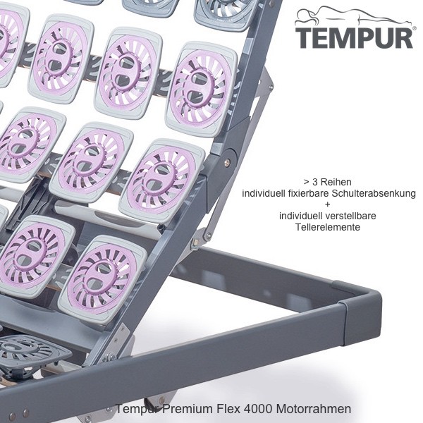 Tempur Premium Flex 4000 Motorrahmen