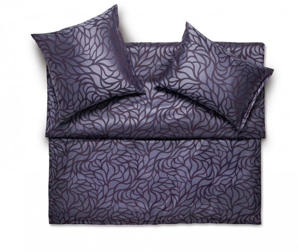 Schlossberg Bettwaesche Rami viola Jacquard