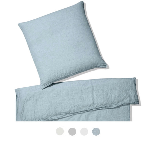 Elegante Pure Leinen Bettwaesche