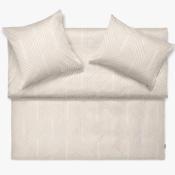 Schlossberg Bettwaesche ENNIO Jacquard beige